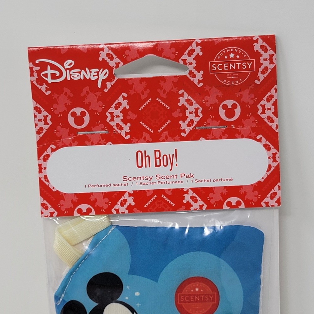 New! Scentsy Disney Mickey Mouse - Oh Boy! - Scent Pak Pack Sachet - Free Ship! - Picture 2 of 7